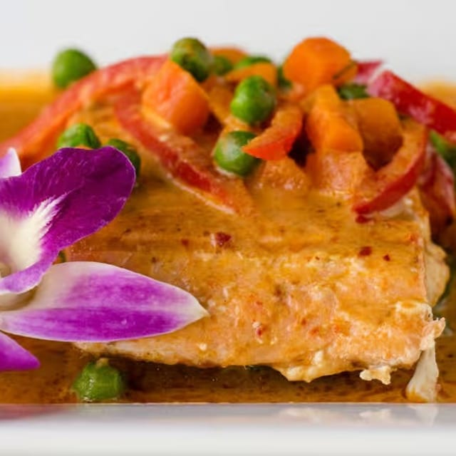 Panang Salmon Curry.