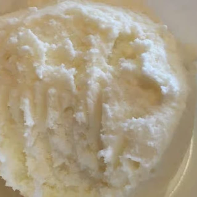 Coconut Ice Cream.